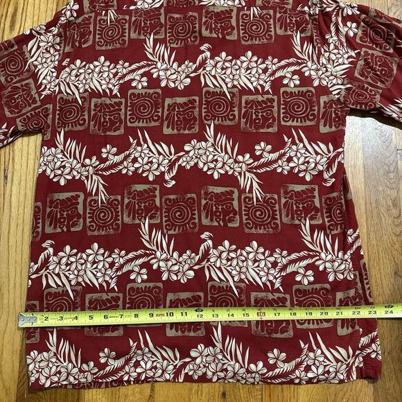 Vintage Pierre Cardin Hawaian shirt button down men’s Large made in Korea - Picture 12 of 13